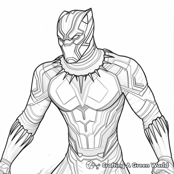 Black Panther Coloring Pages - Free &amp; Printable!