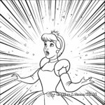 Midnight Moment: Cinderella's Rush Coloring Pages 2
