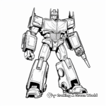 Modern Optimus Prime Coloring Pages 4