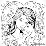 Motherhood Quotes Coloring Pages for Mothers Day 1