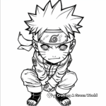 Naruto Shippuden Characters: Chibi Version Coloring Pages 2