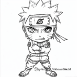 Naruto Shippuden Characters: Chibi Version Coloring Pages 3