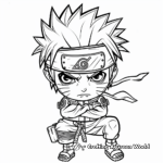 Naruto Shippuden Characters: Chibi Version Coloring Pages 4