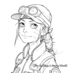 Naruto Shippuden Female Characters Coloring Pages 4