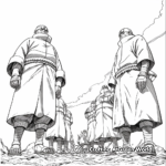 Naruto Shippuden Kages: Leaders of the Great Villages Coloring Pages 2