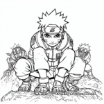 Naruto Shippuden Kages: Leaders of the Great Villages Coloring Pages 4