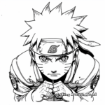 Naruto Uzumaki: Hero of the Hidden Leaf Coloring Pages 2
