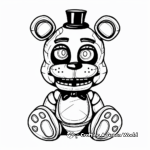 Nightmare Freddy Fazbear Coloring Pages 2