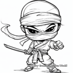 Ninja Superhero Coloring Pages 2