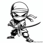 Ninja Warriors Coloring Sheets 2