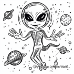 Out-of-this-World Space Alien Coloring Pages 4