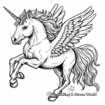 Pegasus: Mythical Winged Horse Coloring Pages 2