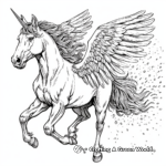 Pegasus: Mythical Winged Horse Coloring Pages 3
