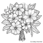 Poinsettia Bouquet Coloring Pages for Flower Lovers 3
