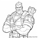 Powerful Fortnite Bosses Coloring Pages 3