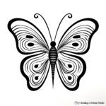 Printable Abstract Butterfly Coloring Pages for Artists 2
