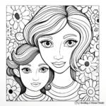 Printable Mothers Day Coloring Pages for Teens 1