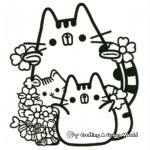 Pusheen and Sibling: Pip Coloring Pages 4