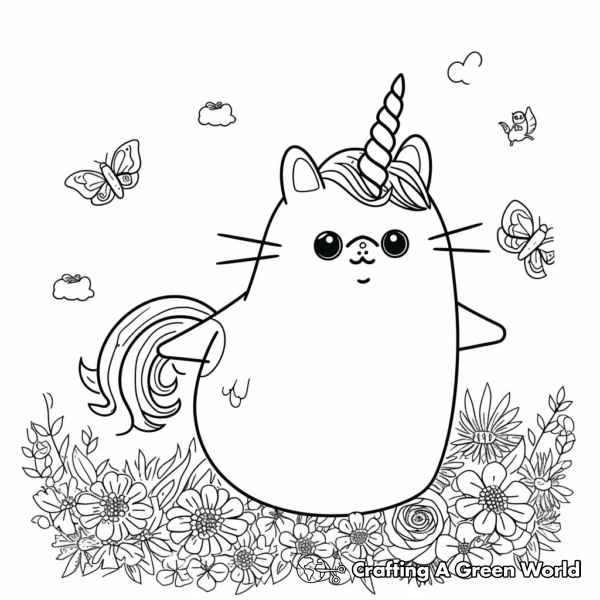 Pusheen Coloring Pages - Free & Printable!