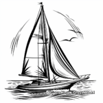 Sailing Sailfish Coloring Pages for Nautical Lovers 3