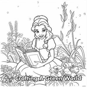 Belle Coloring Pages - Free & Printable!