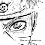 Sharingan: Uchiha Clan's Eye Technique Coloring Pages 1