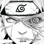 Sharingan: Uchiha Clan's Eye Technique Coloring Pages 3