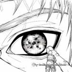 Sharingan: Uchiha Clan's Eye Technique Coloring Pages 4