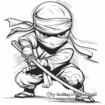 Shinobi Assassins: Ninja Coloring Pages 1