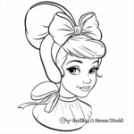 Simple Cinderella in Rags Coloring Pages for Children 3