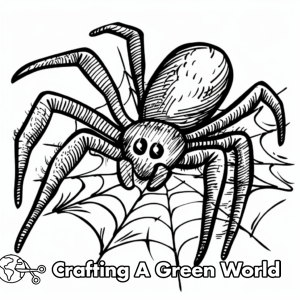 Spider Coloring Pages - Free &amp; Printable!