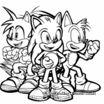 Sonic and Friends: The Sonic the Hedgehog Movie Coloring Pages 3