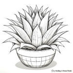 Stunning Agave Plant Coloring Pages 2