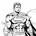 Superman and his Team: Justice League Coloring Pages 3