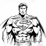 Superman in his Daily Life Clark Kent Coloring Pages 3