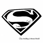 Superman Logo Coloring Sheets 2