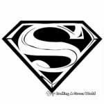 Superman Logo Coloring Sheets 4
