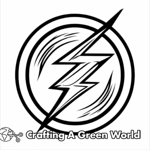 The Flash Coloring Pages - Free & Printable!