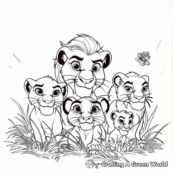 Lion King Coloring Pages - Free & Printable!