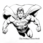 The Power of Superman: Superpowers Coloring Pages 1