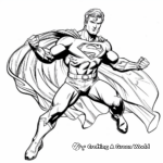 The Power of Superman: Superpowers Coloring Pages 4
