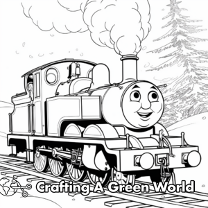 Thomas The Train Coloring Pages - Free &amp; Printable!
