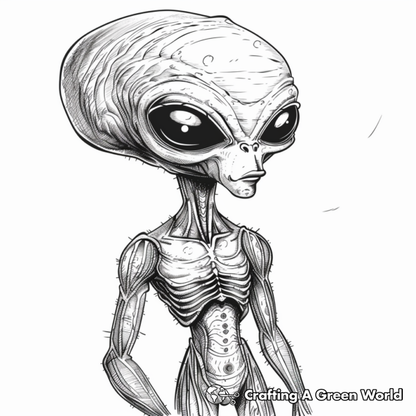 Alien Coloring Pages - Free & Printable!