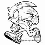 Vibrant Sonic the Hedgehog Movie Scene Coloring Pages 1