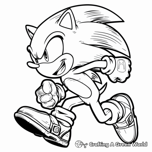 Sonic The Hedgehog Movie Coloring Pages - Free & Printable!