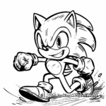 Vibrant Sonic the Hedgehog Movie Scene Coloring Pages 3