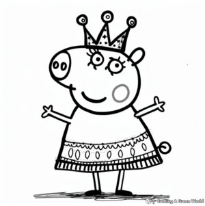 Peppa Pig Coloring Pages - Free & Printable!