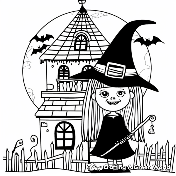 Witch Coloring Pages - Free & Printable!