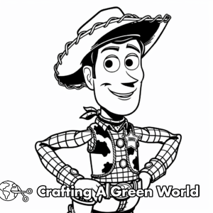 Woody Coloring Pages - Free &amp; Printable!