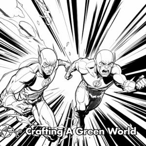 The Flash Coloring Pages - Free & Printable!